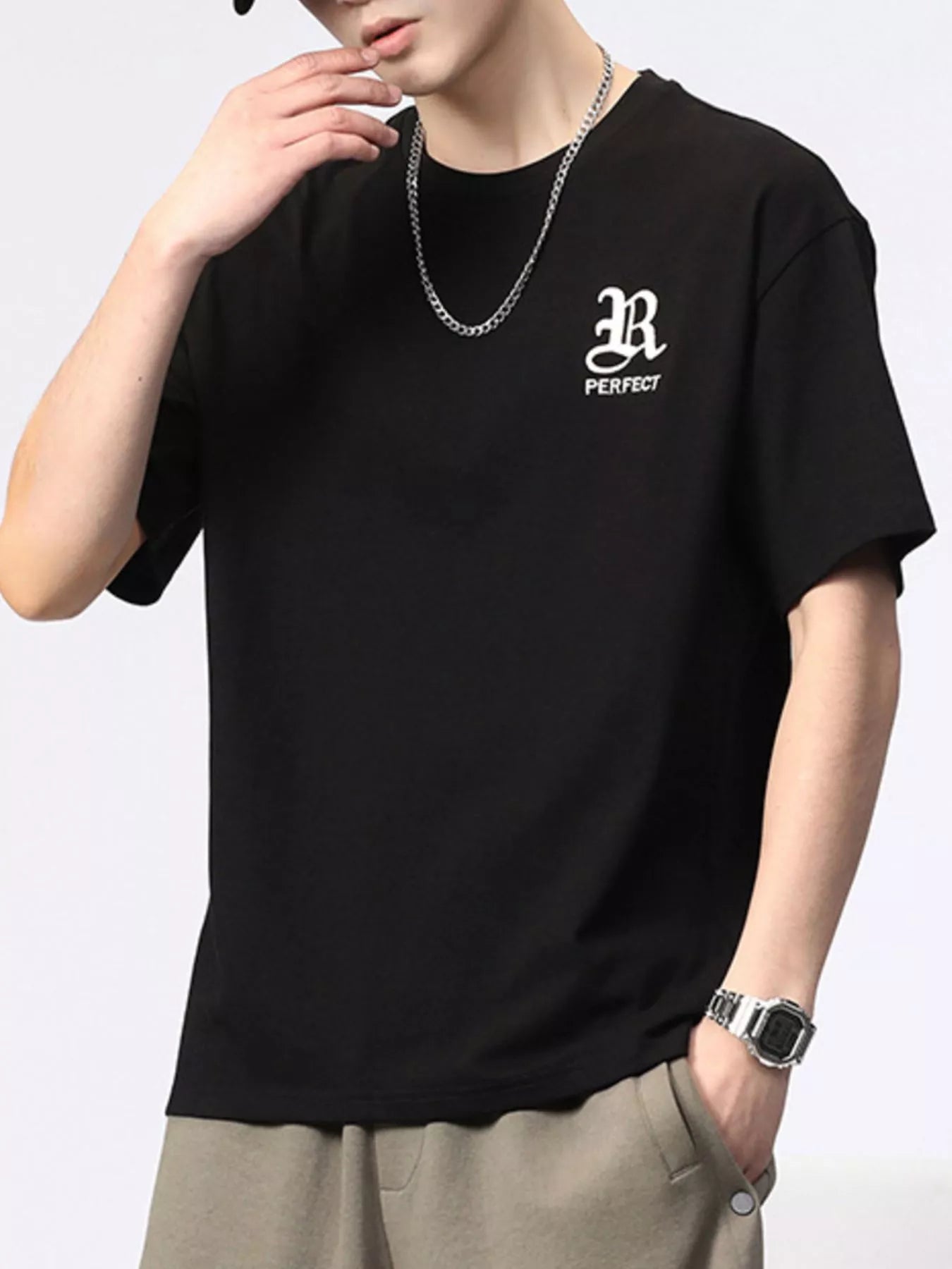 Men's Round Neck Short Sleeve T-Shirt